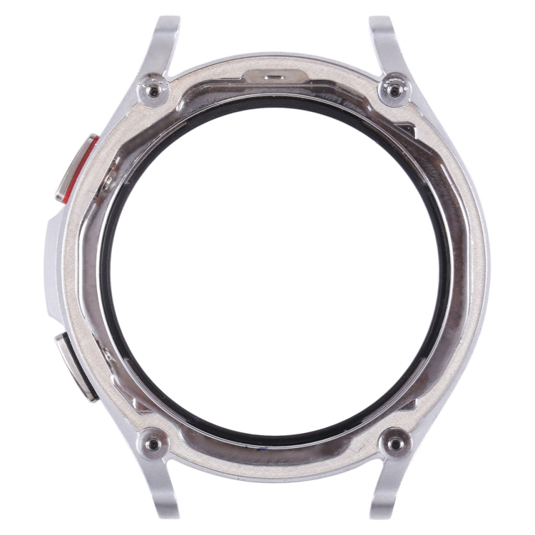 Original LCD Screen Frame Bezel Plate For Samsung Galaxy Watch4 Classic 46mm SM-R890 R895(Silver)