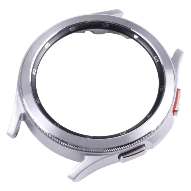 Original LCD Screen Frame Bezel Plate For Samsung Galaxy Watch4 Classic 46mm SM-R890 R895(Silver)