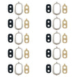For Galaxy J4, J400F/DS, J400G/DS 10pcs Back Camera Bezel with Lens Cover & Adhesive (Gold) - free shipping - PMc TechLife - Order now!