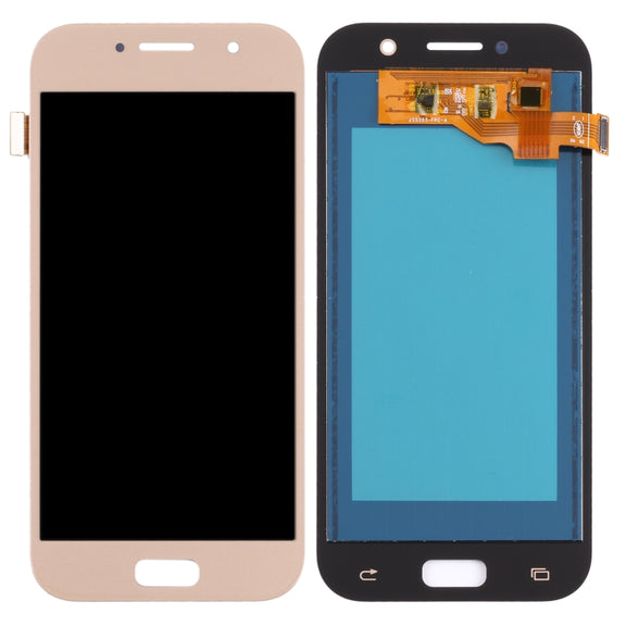 TFT LCD Screen for Galaxy A5 (2017), A520F, A520F/DS, A520K, A520L, A520S with Digitizer Full Assembly (TFT Material) (Gold)