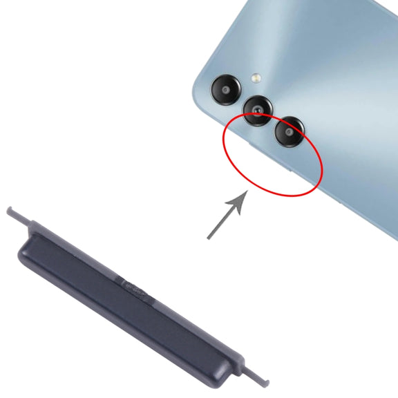 For Samsung Galaxy M14 4G SM-M145F 10pcs Original Power Button and Volume Control Button (Black)