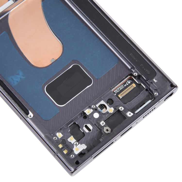 For Samsung Galaxy S23 Ultra 5G SM-S918U US Edition 6.78 inch OLED LCD Screen Digitizer Full Assembly with Frame (Black) - free shipping - PMc TechLife - Order now!