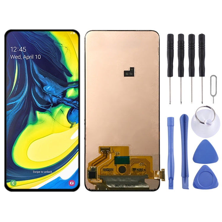 Original Super AMOLED LCD Screen For Samsung Galaxy A80 with Digitizer Full Assembly - free shipping - PMc TechLife - Order now!