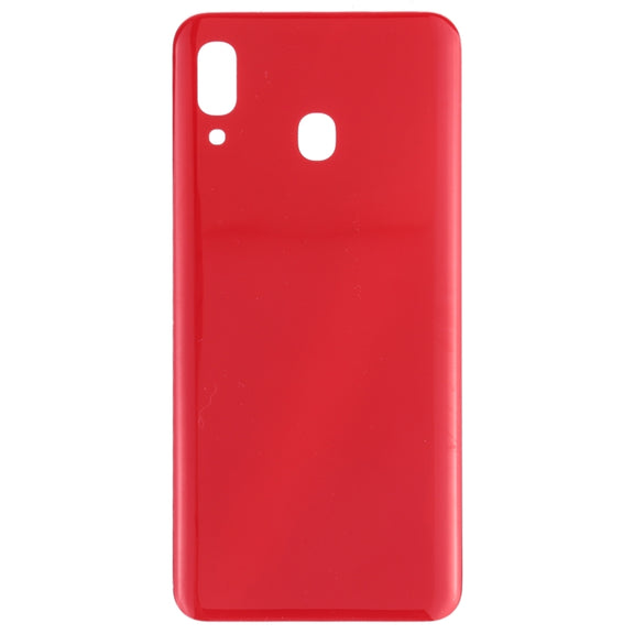 For Galaxy A30 SM-A305F/DS, A305FN/DS, A305G/DS, A305GN/DS Battery Back Cover (Red)