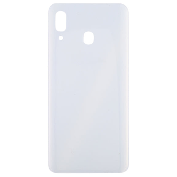 For Galaxy A30 SM-A305F/DS, A305FN/DS, A305G/DS, A305GN/DS Battery Back Cover (White)