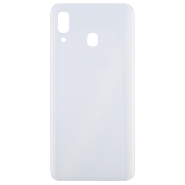 For Galaxy A30 SM-A305F/DS, A305FN/DS, A305G/DS, A305GN/DS Battery Back Cover (White)