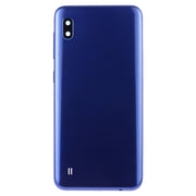 For Galaxy A10 SM-A105F/DS, SM-A105G/DS Battery Back Cover with Camera Lens & Side Keys (Blue)