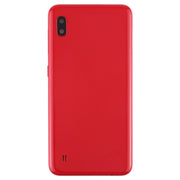 For Galaxy A10 SM-A105F/DS, SM-A105G/DS Battery Back Cover with Camera Lens & Side Keys (Red)