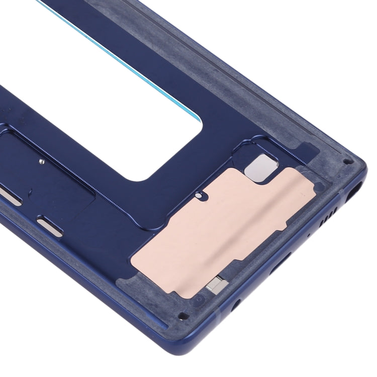 For Samsung Galaxy Note9 SM-N960F/DS, SM-N960U, SM-N9600/DS  Middle Frame Bezel Plate with Side Keys (Blue)