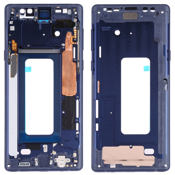 For Samsung Galaxy Note9 SM-N960F/DS, SM-N960U, SM-N9600/DS  Middle Frame Bezel Plate with Side Keys (Blue)