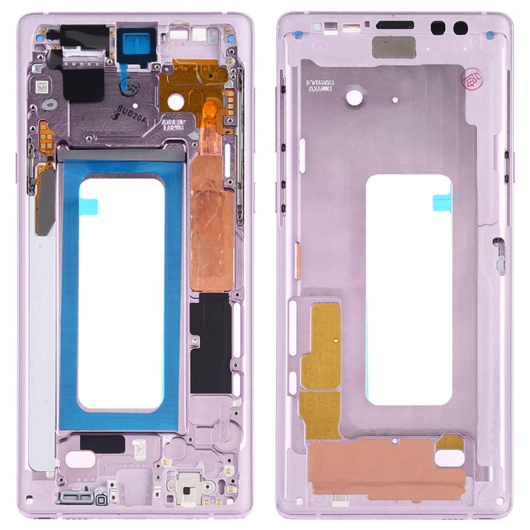 For Samsung Galaxy Note9 SM-N960F/DS, SM-N960U, SM-N9600/DS  Middle Frame Bezel Plate with Side Keys (Purple) - free shipping - PMc TechLife - Order now!