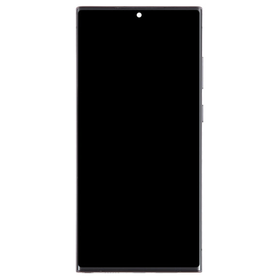 For Samsung Galaxy S23 Ultra SM-S918B EU Edition Original LCD Screen Digitizer Full Assembly with Frame (Black)