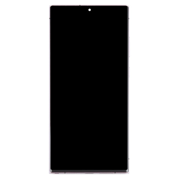For Samsung Galaxy S23 Ultra SM-S918B EU Edition Original LCD Screen Digitizer Full Assembly with Frame (Purple)