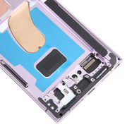 For Samsung Galaxy S23 Ultra SM-S918B EU Edition Original LCD Screen Digitizer Full Assembly with Frame (Purple)