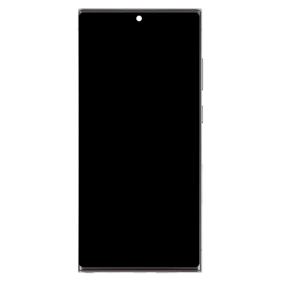 For Samsung Galaxy S23 Ultra 5G SM-S918B EU Edition 6.78 inch OLED LCD Screen Digitizer Full Assembly with Frame (Green)