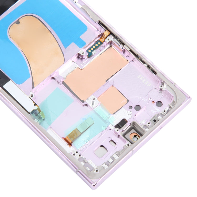 For Samsung Galaxy S23 Ultra 5G SM-S918B EU Edition 6.78 inch OLED LCD Screen Digitizer Full Assembly with Frame (Purple) - free shipping - PMC Jewellery - Order now!