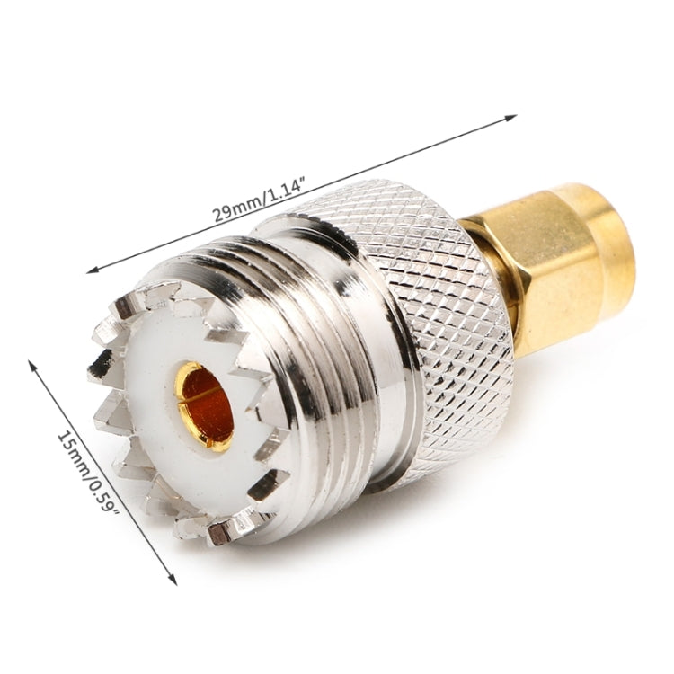 SMA Male To UHF Female RF Coaxial Connector Adapter - Connector by PMC TechLife | Online Shopping South Africa | PMC TechLife