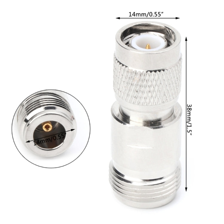 TNC Male to N Type Female Jack Screws Coaxial Adapter for Wifi Connection of Router Connector - Connector by PMC TechLife | Online Shopping South Africa | PMC TechLife