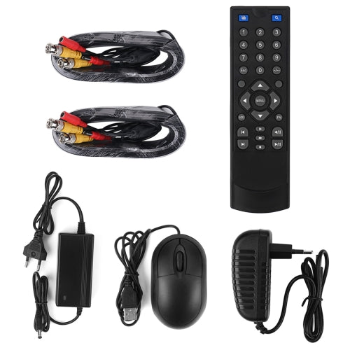 A2B5 720P 1.0 Mega Pixel 2 x Bullet AHD Cameras AHD DVR Kit, Support Night Vision / Motion Detection, IR Distance: 20m(Black) - Video Recorder Kit by PMC Jewellery | Online Shopping South Africa | PMC Jewellery | Buy Now Pay Later Mobicred