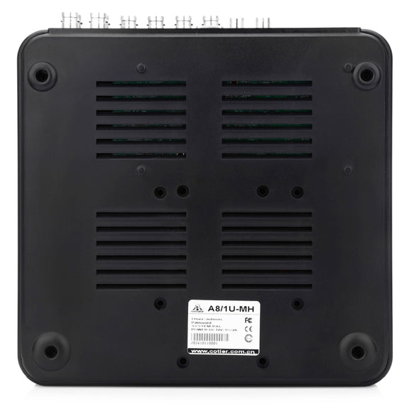 A8/Mini-MH 5 in 1 8-Channel Dual Stream H.264 1080P Mini AHD DVR, Support AHD / TVI / CVI / CVBS / IP Signal(Black)