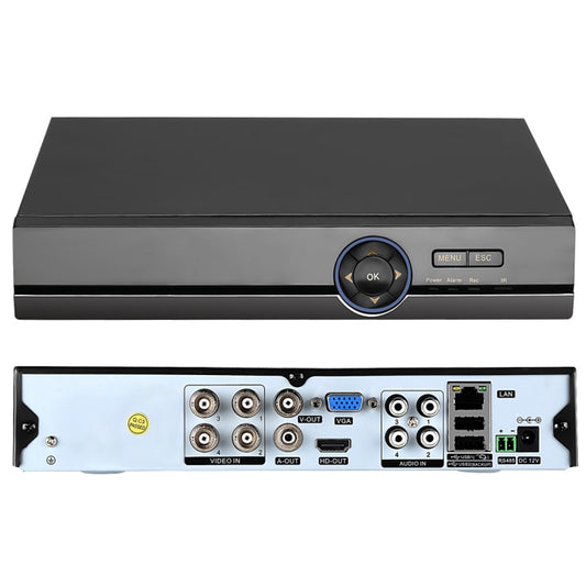 A41U-ZS 5 in 1 4 Channel Dual Stream H.264 1080N  AHD DVR, Support AHD / TVI / CVI / CVBS / IP Signal(Black) - Digital Video Recorder by PMC Jewellery | Online Shopping South Africa | PMC Jewellery | Buy Now Pay Later Mobicred