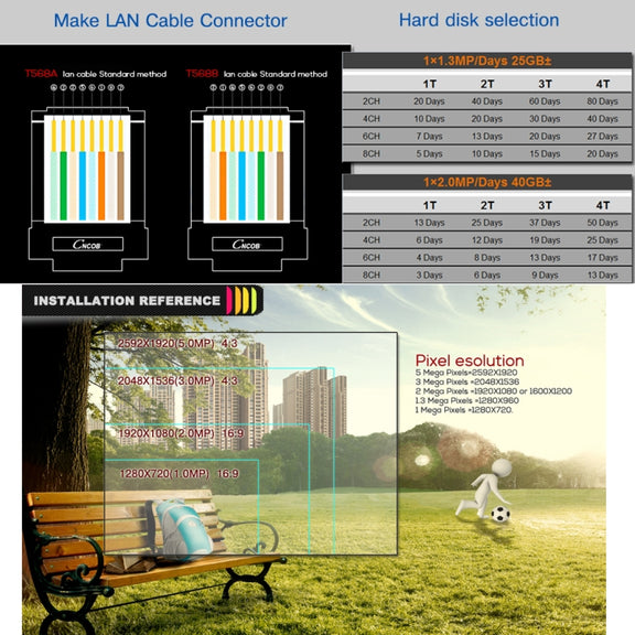 A41U-ZS 5 in 1 4 Channel Dual Stream H.264 1080N  AHD DVR, Support AHD / TVI / CVI / CVBS / IP Signal(Black)