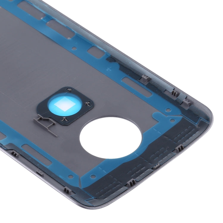 Battery Back Cover for Motorola Moto E5 (Grey) - Back Cover by PMc TechLife | Online Shopping South Africa | PMc TechLife | Buy Now Pay Later Mobicred