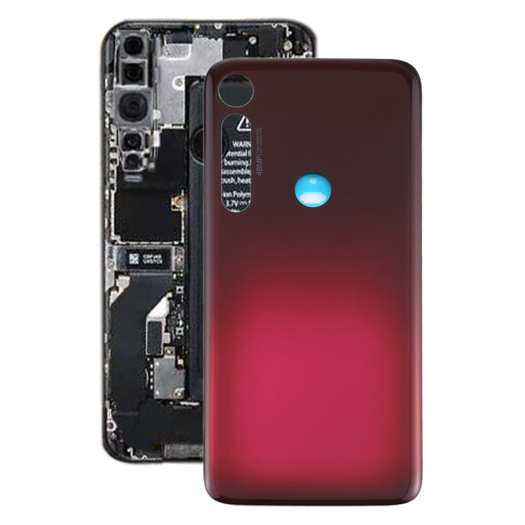 Battery Back Cover for Motorola Moto G8 Plus (Red) - Back Cover by PMC TechLife | Online Shopping South Africa | PMC TechLife | Buy Now Pay Later Mobicred