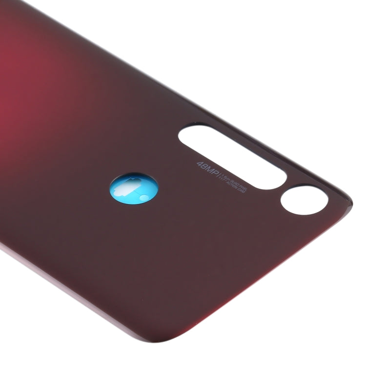 Battery Back Cover for Motorola Moto G8 Plus (Red) - Back Cover by PMC TechLife | Online Shopping South Africa | PMC TechLife | Buy Now Pay Later Mobicred