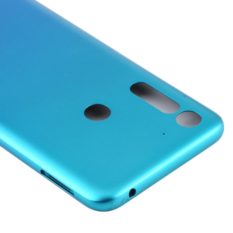 Battery Back Cover for Motorola Moto G8 Power Lite (Baby Blue) - Back Cover by PMC TechLife | Online Shopping South Africa | PMC TechLife | Buy Now Pay Later Mobicred