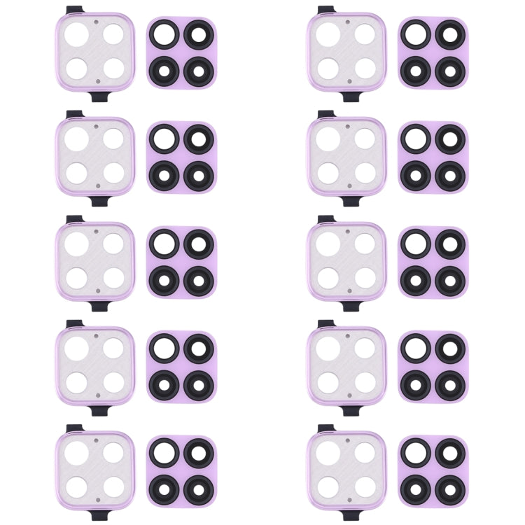 For Huawei Nova 6 SE  10pcs Camera Lens Cover (Purple) - free shipping - PMC TechLife - Order now!
