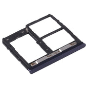 SIM Card Tray + SIM Card Tray + Micro SD Card Tray for Asus Zenfone Max Plus (M1) ZB570TL / X018D(Blue)