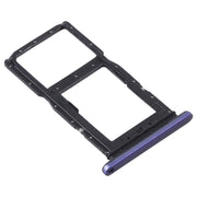 SIM Card Tray + SIM Card Tray / Micro SD Card Tray for Huawei Y9s 2020 (Purple)