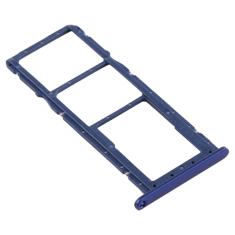 SIM Card Tray + SIM Card Tray + Micro SD Card Tray for Huawei Honor 8A Pro (Blue) - Card Socket by PMc TechLife | Online Shopping South Africa | PMc TechLife | Buy Now Pay Later Mobicred