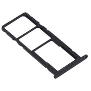 SIM Card Tray + SIM Card Tray + Micro SD Card Tray for Huawei Y6s (2019) (Black)