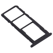 SIM Card Tray + SIM Card Tray + Micro SD Card Tray for Huawei Y6s (2019) (Black)