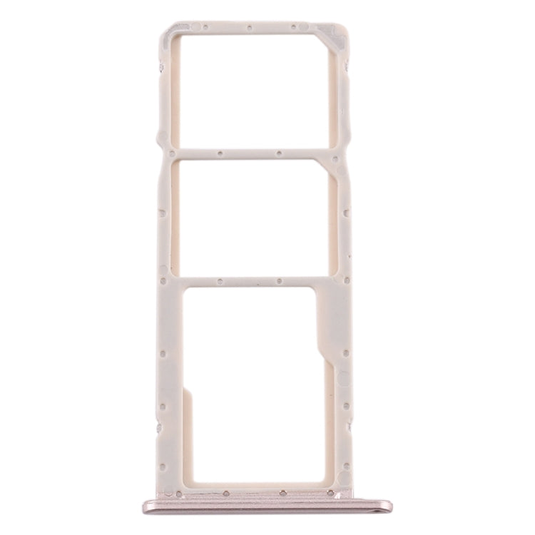 SIM Card Tray + SIM Card Tray + Micro SD Card Tray for Huawei Y6s (2019) (Gold) - Card Socket by PMc TechLife | Online Shopping South Africa | PMc TechLife | Buy Now Pay Later Mobicred