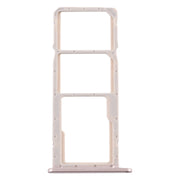 SIM Card Tray + SIM Card Tray + Micro SD Card Tray for Huawei Y6s (2019) (Gold)