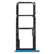 SIM Card Tray + SIM Card Tray + Micro SD Card Tray for Huawei Y6s (2020) (Blue)
