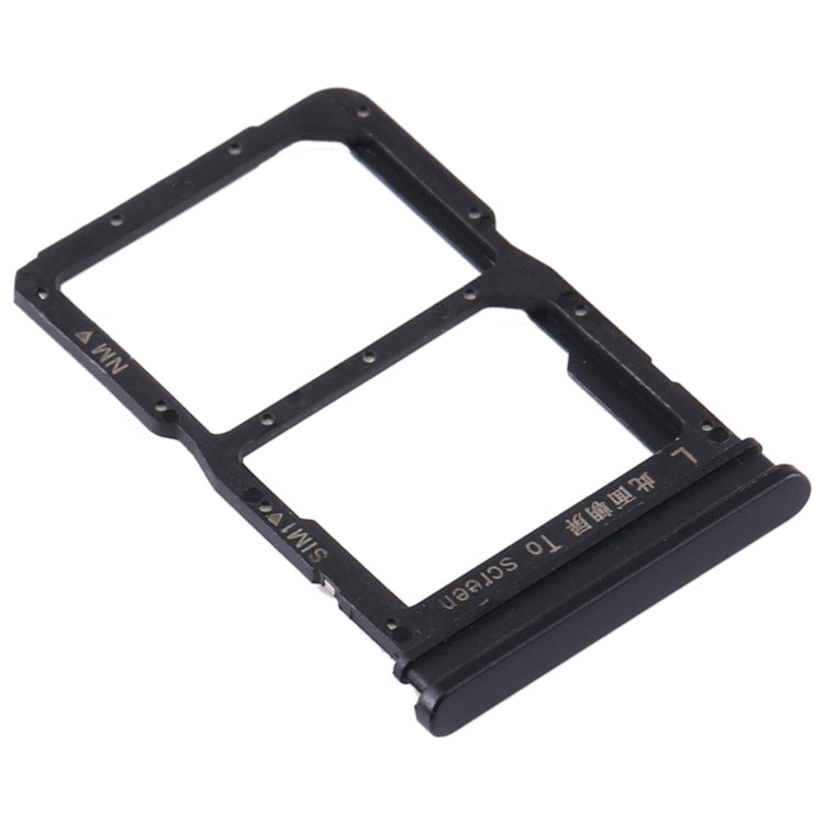 SIM Card Tray + NM Card Tray for Huawei P Smart 2020 (Black) - Card Socket by PMc TechLife | Online Shopping South Africa | PMc TechLife | Buy Now Pay Later Mobicred