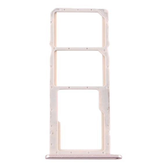 SIM Card Tray + SIM Card Tray + Micro SD Card Tray for Huawei Y6 (2019) (Gold)