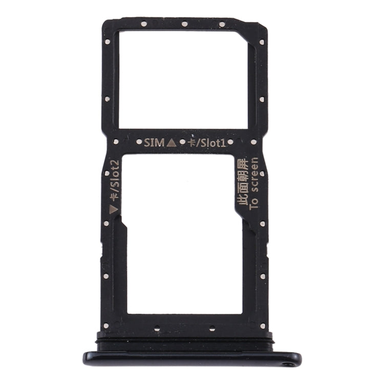 SIM Card Tray + SIM Card Tray / Micro SD Card Tray for Huawei Enjoy Z 5G (Black) - Card Socket by PMc TechLife | Online Shopping South Africa | PMc TechLife | Buy Now Pay Later Mobicred