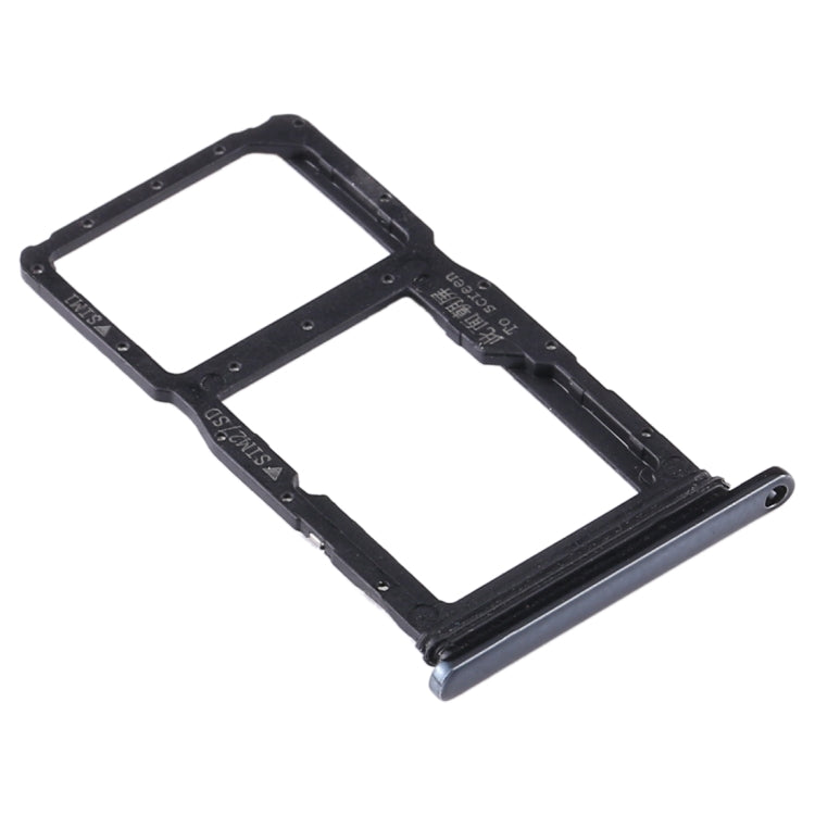 SIM Card Tray + SIM Card Tray / Micro SD Card Tray for Huawei P20 Lite (2019) (Black) - Card Socket by PMc TechLife | Online Shopping South Africa | PMc TechLife | Buy Now Pay Later Mobicred
