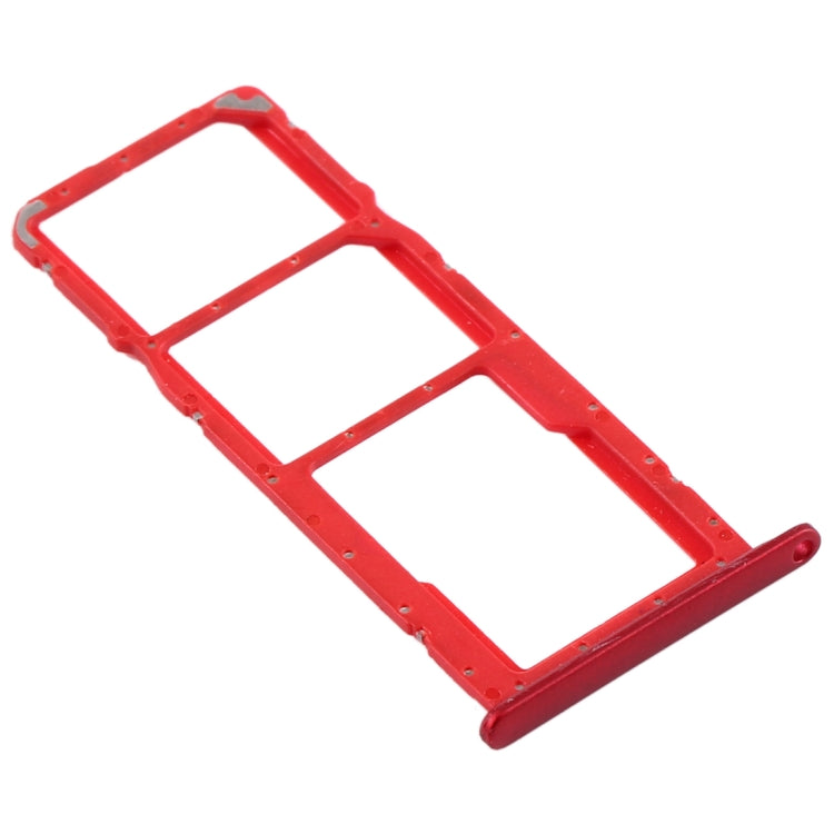 SIM Card Tray + SIM Card Tray + Micro SD Card Tray for Huawei Y8s (Red) - Card Socket by PMc TechLife | Online Shopping South Africa | PMc TechLife | Buy Now Pay Later Mobicred