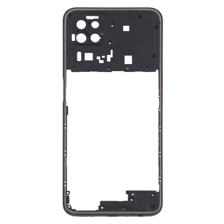 For OPPO A72 5G PDYM20 Middle Frame Bezel Plate (Black)