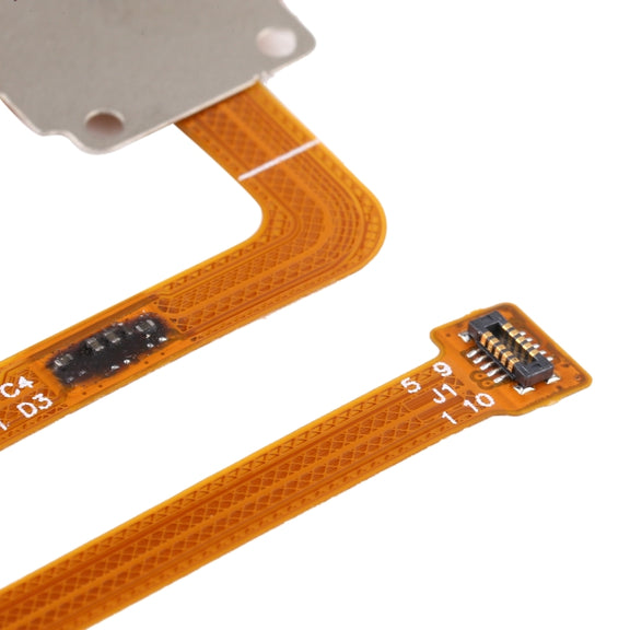 Fingerprint Sensor Flex Cable for Nokia 7.2 / 6.2 / TA-1193 / TA-1178 / TA-1196 / TA-1181 / TA-1200 / TA-1198 / TA-1201 / TA-1187(Orange)