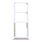 SIM Card Tray + SIM Card Tray + Micro SD Card Tray for Xiaomi Redmi 9/Poco C31(Pink)