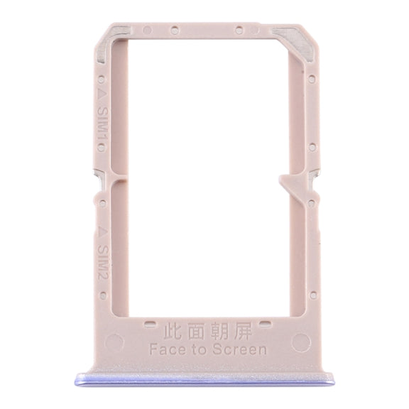 For OPPO A72 5G / K7X 5G / A53 5G SIM Card Tray + SIM Card Tray(Purple)