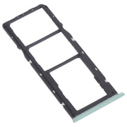 For OPPO Realme C11 RMX2185  SIM Card Tray + SIM Card Tray + Micro SD Card Tray (Green)
