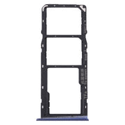 For OPPO Realme C11 RMX2185  SIM Card Tray + SIM Card Tray + Micro SD Card Tray (Blue)